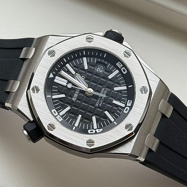 FS: AP Audemars Piguet Royal Oak OFFSHORE Diver 15710ST Black Dial ...
