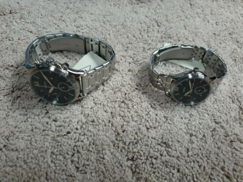 Fossil His and Her Fenmore Multifunction Stainless Steel Watch