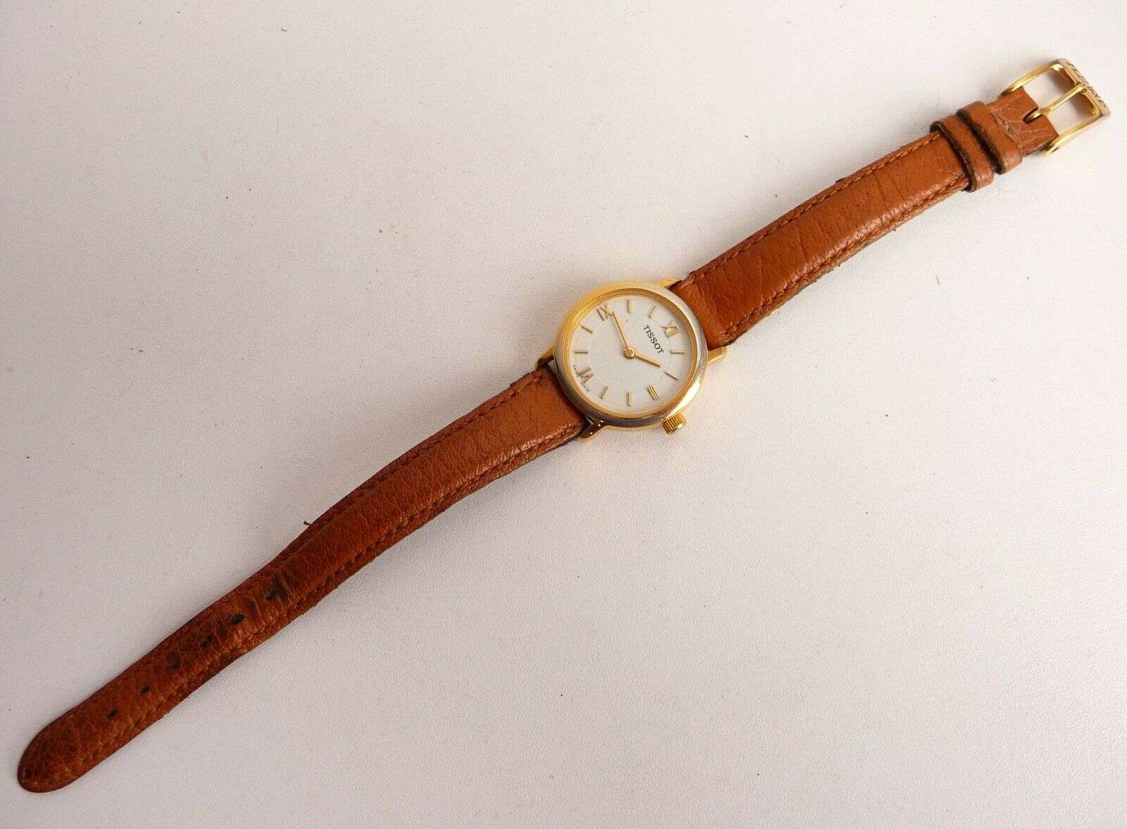 TISSOT Ladies Gold Plated Quartz Watch C225K | WatchCharts