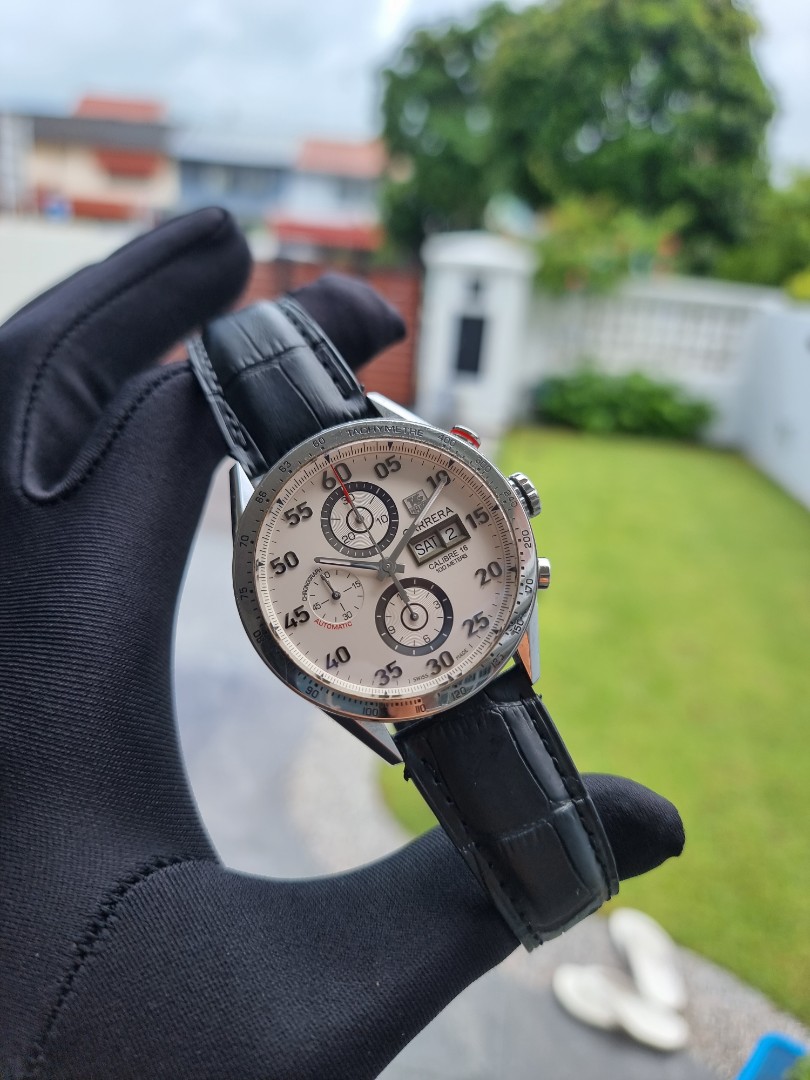 TAG HEUER CARRERA CARERA CHRONO CHRONOGRAPH DAY DATE CV2A11 FC6235