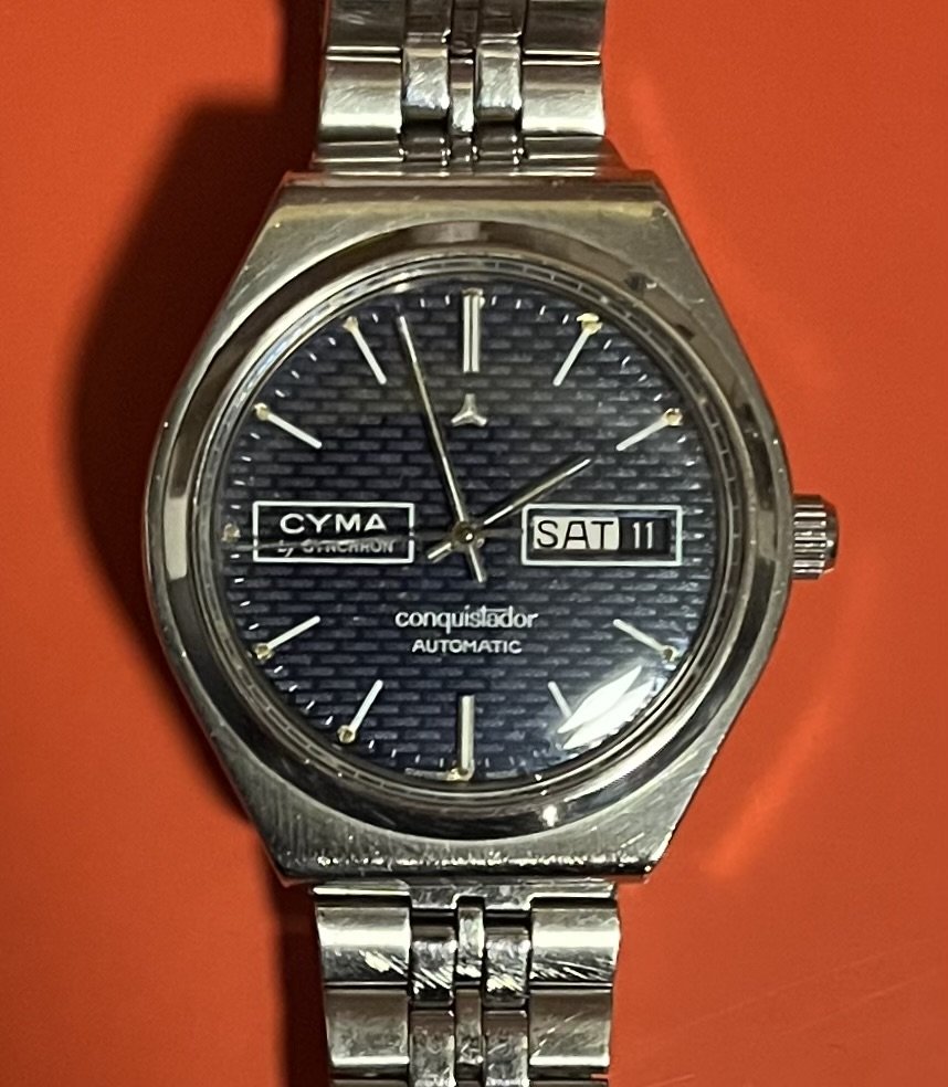 Cyma conquistador cheap automatic watch