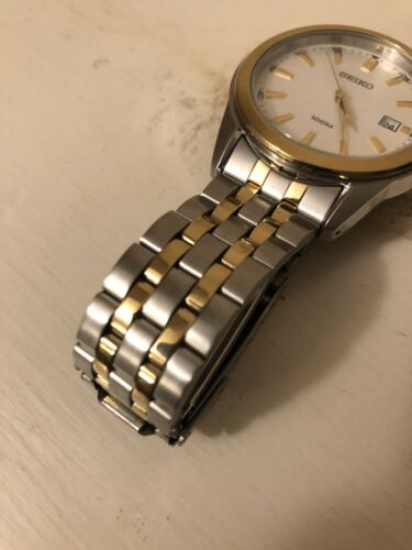 Seiko Men s Watch 7N42 0FV0 Men s Wristwatch Stainless Steal Gold