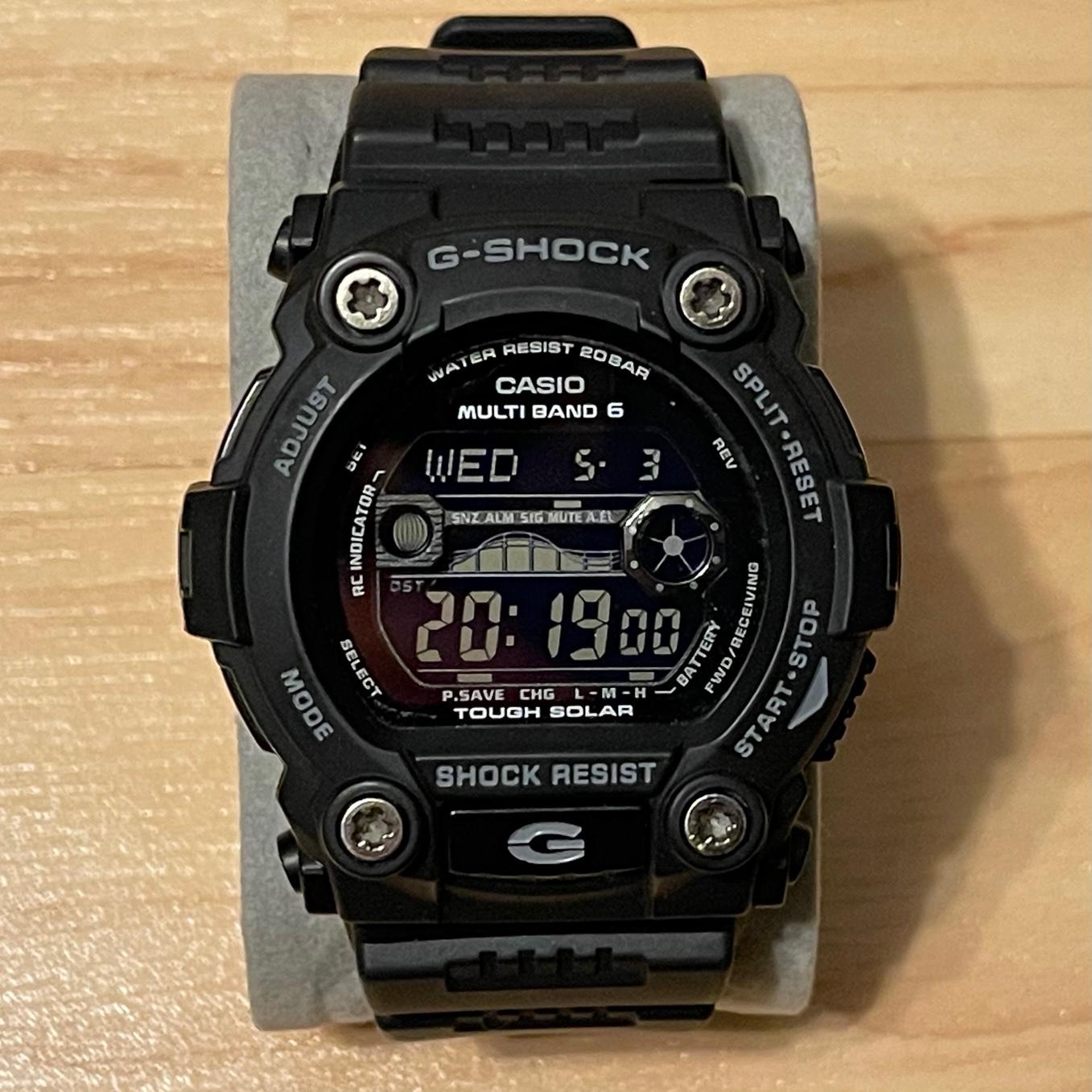 WTS Casio G Shock GW 7900B 1 Tough Solar Atomic Multiband 6 Negative Display Digital Watch w New Bezel GW7900 WatchCharts Marketplace