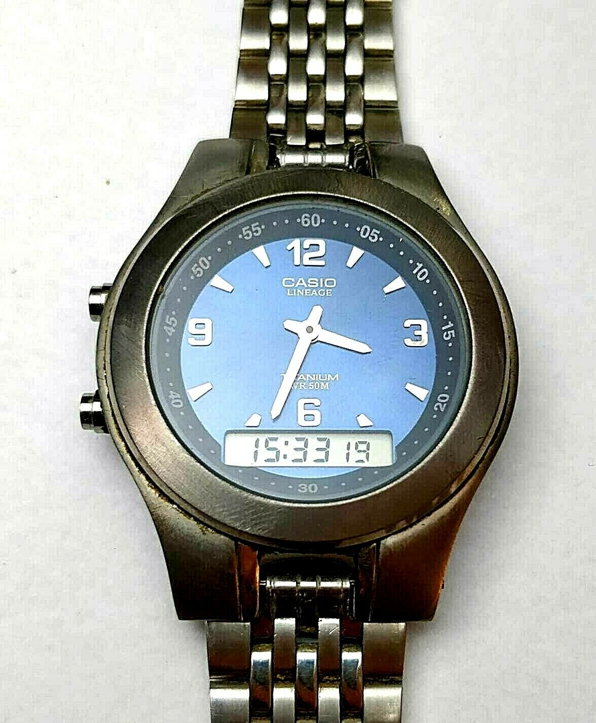 casio lineage titanium lin 166