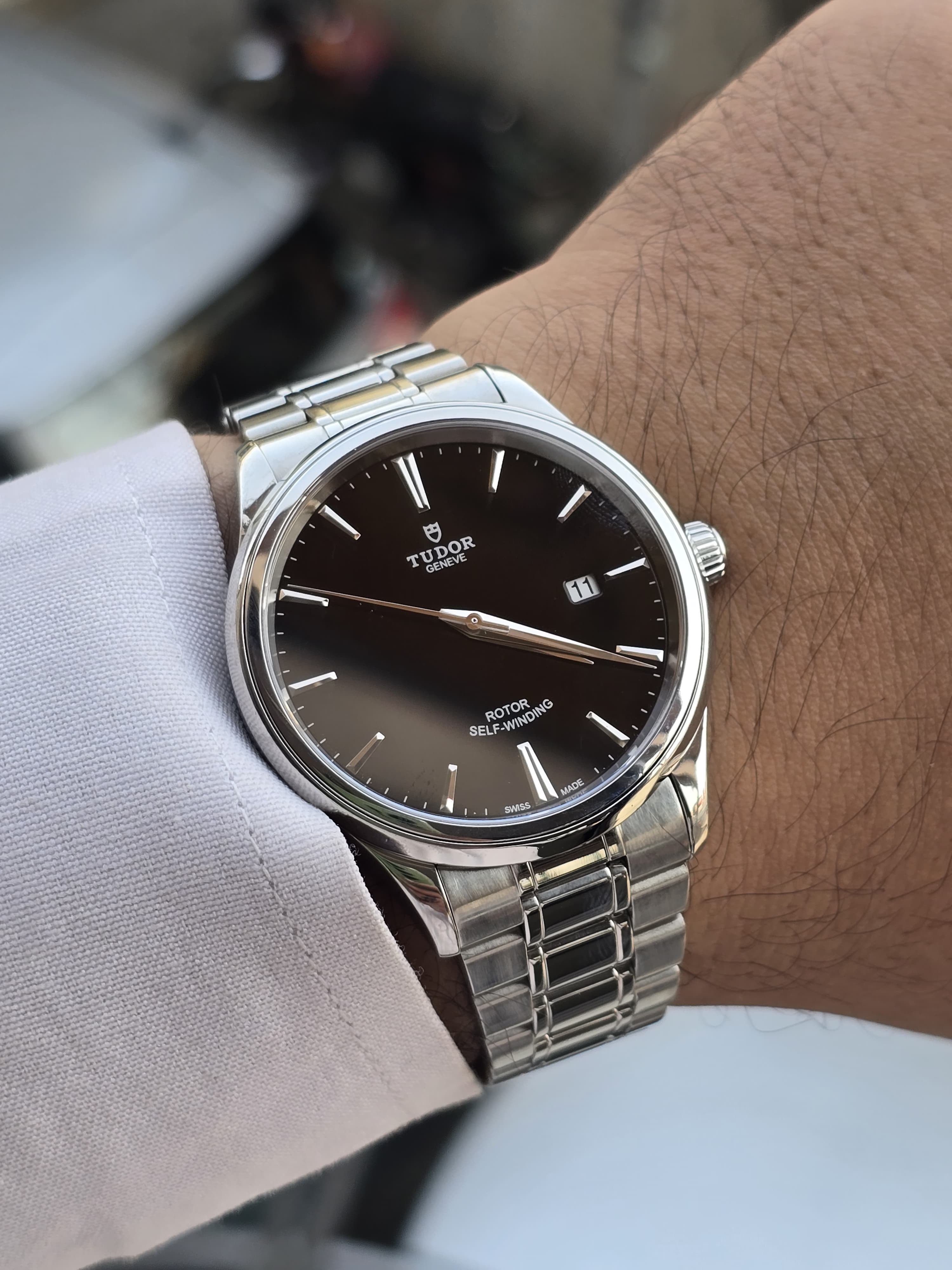 WTS] Tudor Style Automatic Black Dial Men's 41 mm Watch, model