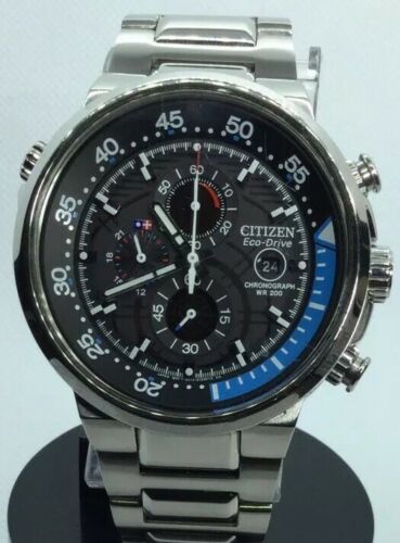 Citizen Eco-Drive B612-S083125 Men's Chronograph 45 MM Stainless