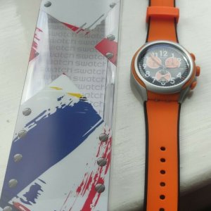 Reloj Swatch Unisex Feel Strong Naranja SWATCH