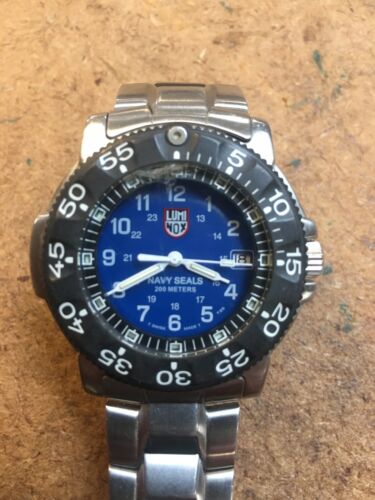 LUMINOX DIVERS NAVY SEAL SERIES 3100 3 H MBM Swiss Made 200m