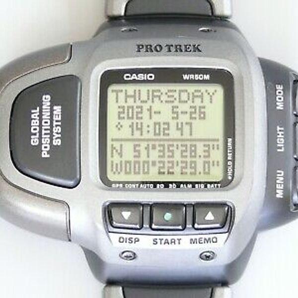 Early Gen CASIO PRO TREK 2240 PRT-2GP GPS Navigation Watch