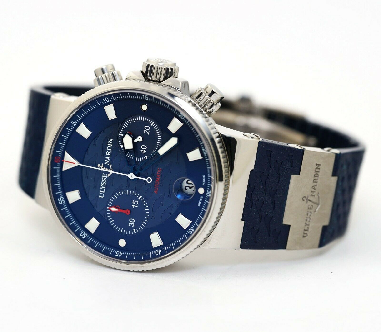 ULYSSE NARDIN MARINE BLUE SEAL CHRONOGRAPH 353