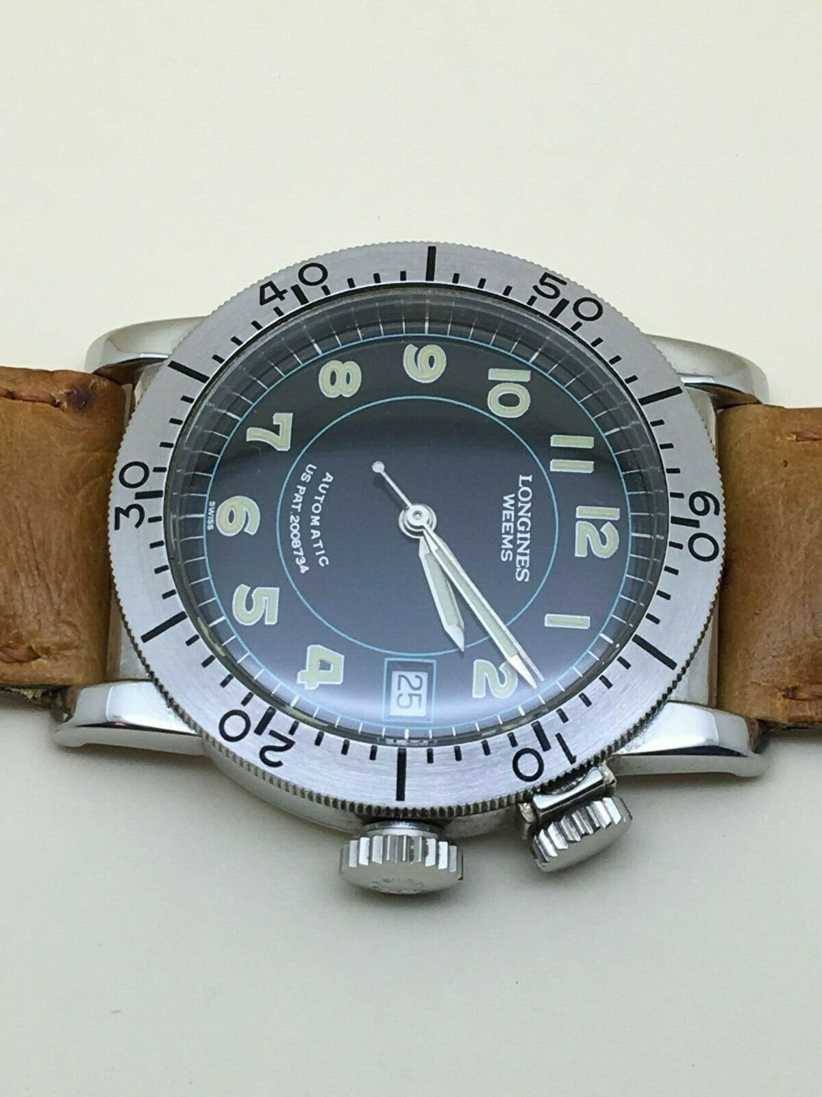 Longines L2.608.4 Weems Automatic PIlots Watch 1995 WW2 Reissue