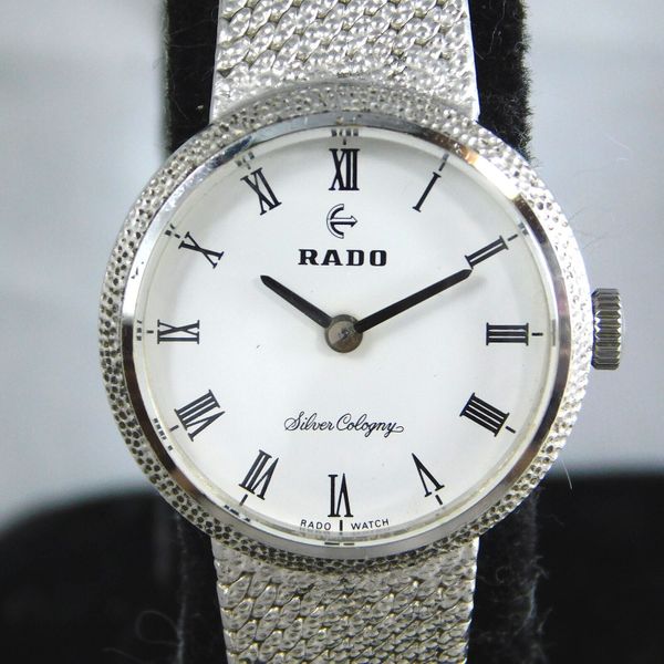 RADO SILVER COLOGNY HAND-WINDING WOMEN'S VINTAGE WATCH SWISS MADE