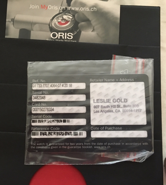 FS Oris Diver s 65 on bracelet and Oris Rubber strap full set