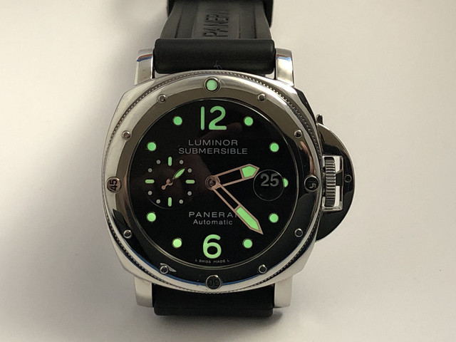 FSOT Rare Panerai Submersible PAM24 C Series Shiny Bezel made