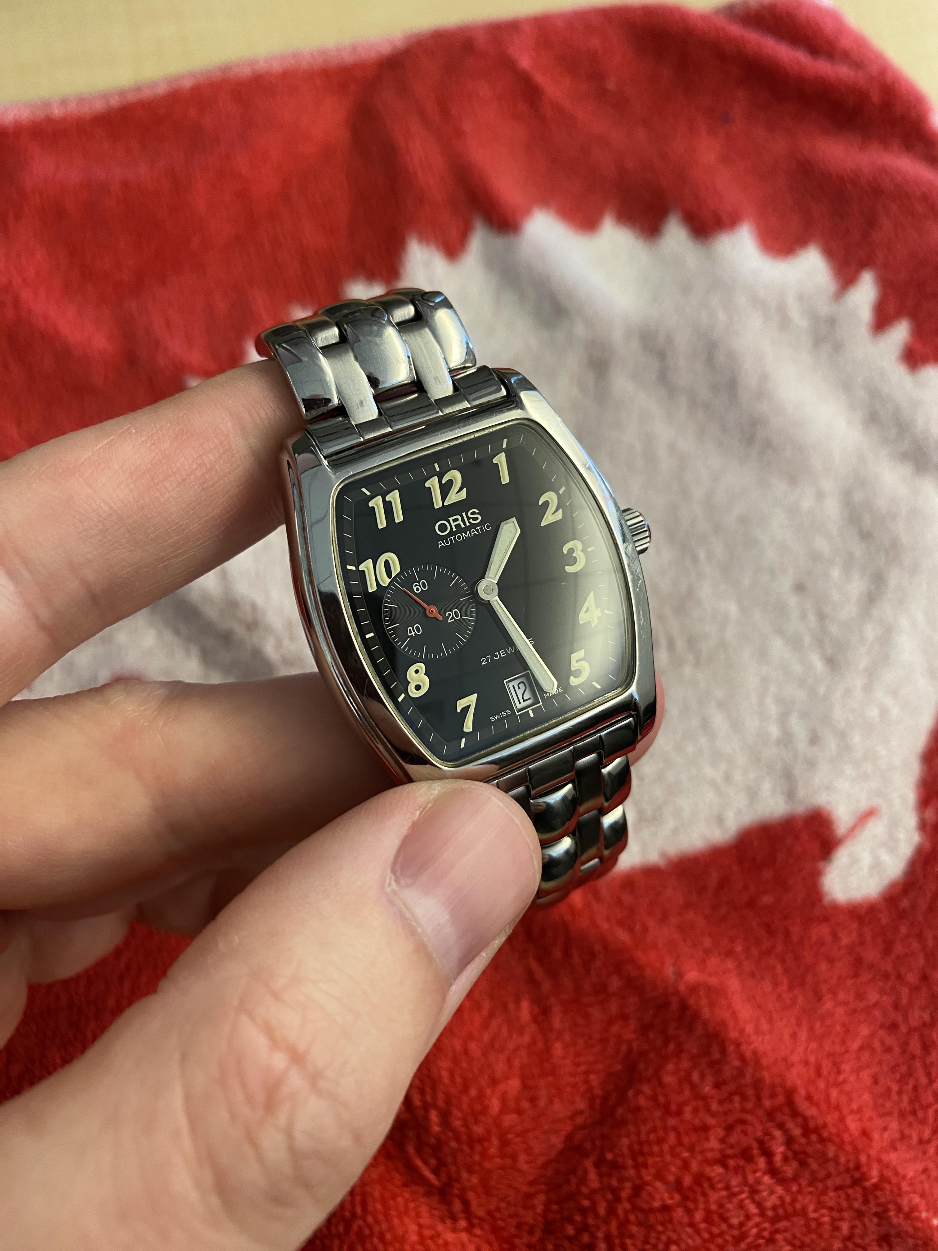 WTS Oris Tonneau 7471 on Original Bracelet WatchCharts Marketplace