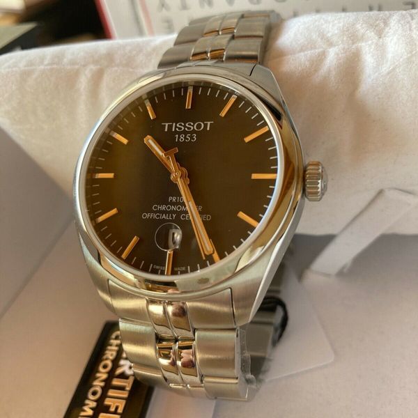 Tissot PR 100 HAQ ( High Accuracy Quartz) Steel Black Dial Wrist Watch