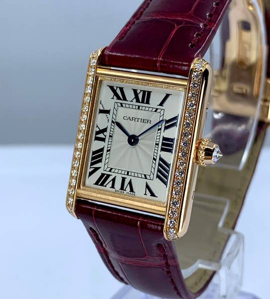 Cartier Tank Louis Rose Gold Mechanical Ladies Watch Buy at TrueFacet