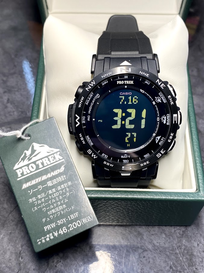 FS: Casio Pro Trek PRW-30Y-1BJF Triple Sensor Watch BNIB 