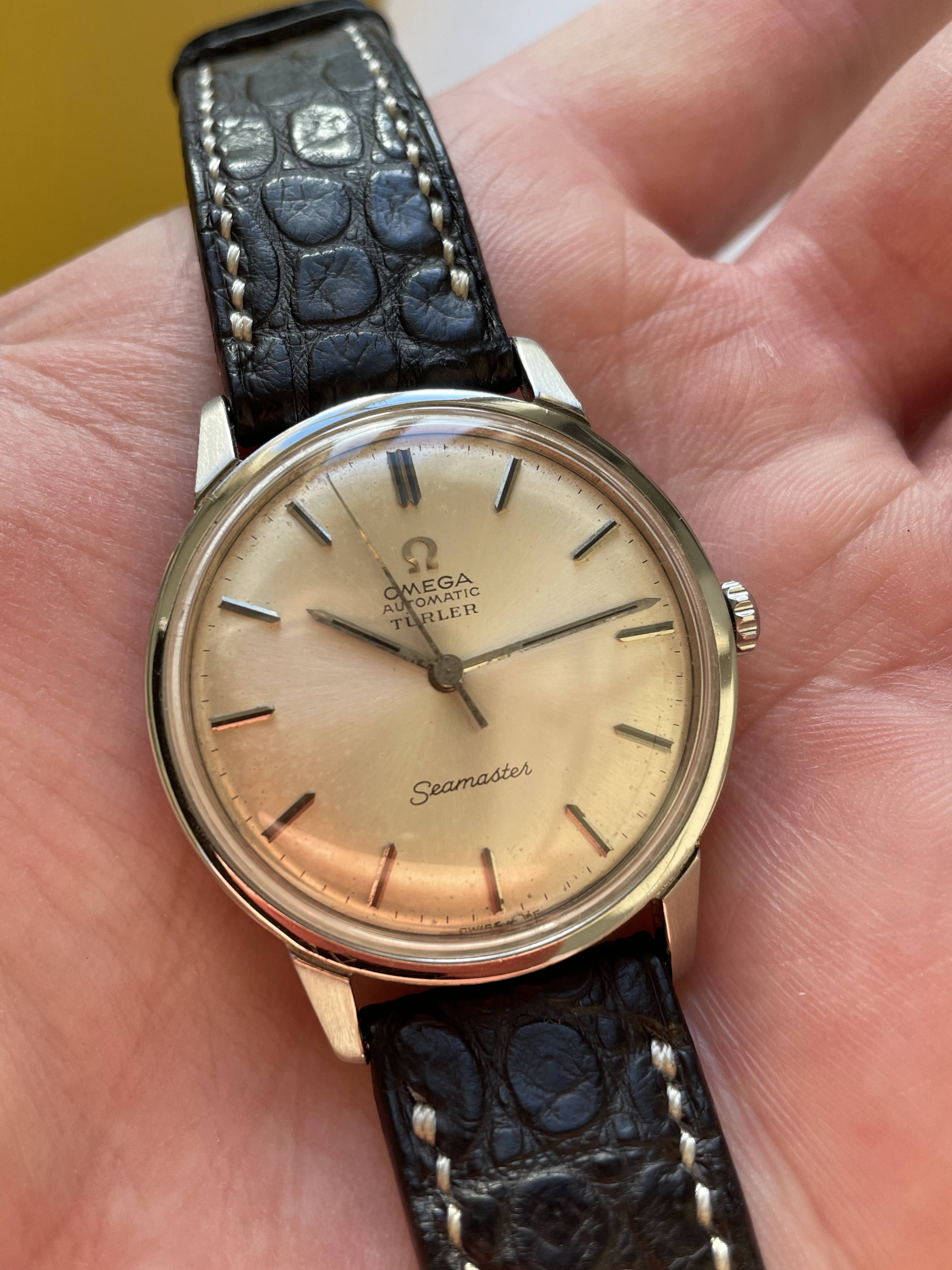 1 100 EUR FS 1965 Omega Seamaster T rler Signed Dial Ref