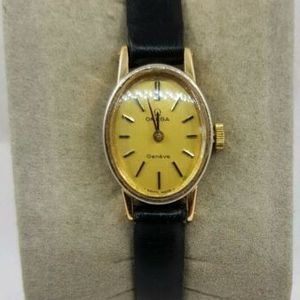 Vintage Omega Oval Geneve Ladies Swiss Watch Gold Plated Cal 484 Ref 511 363 Watchcharts