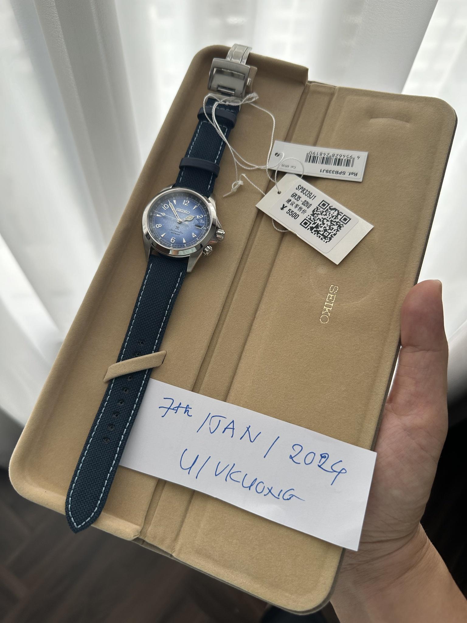 WTS] Seiko Alpinist Glacier Mountaineer Dragon LE 500 pieces | SPB339J1 |  Excellent condition | $730 | WatchCharts Marketplace