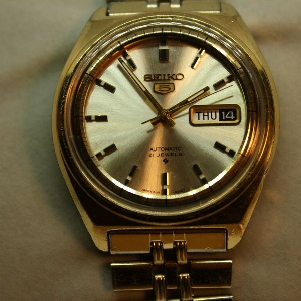 Seiko 6119-6410 automatic Silver Dial from 1973 original steel signed ...