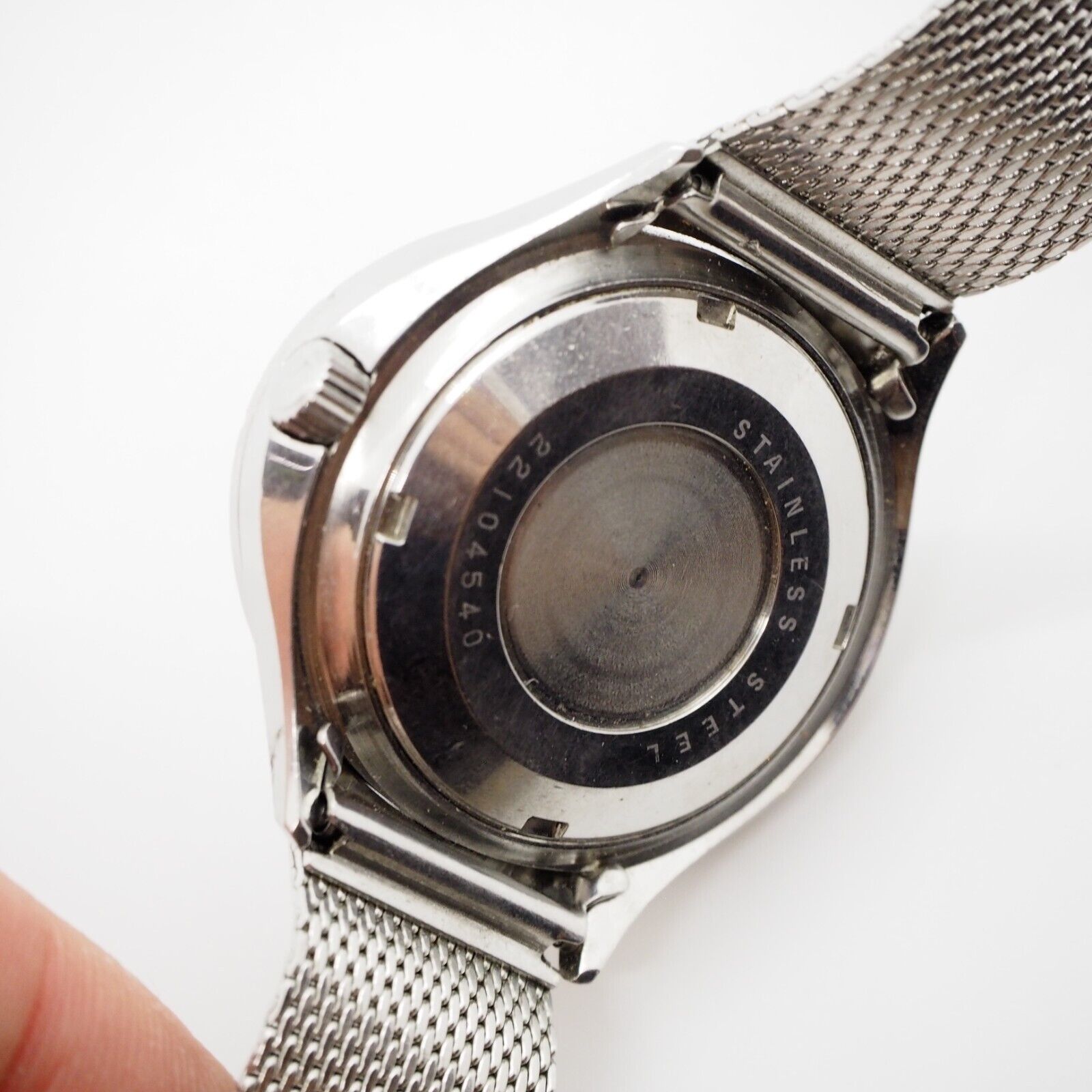 Rado Monte Rosa Watch Blue Silver Men Automatic 35mm Vintage Date