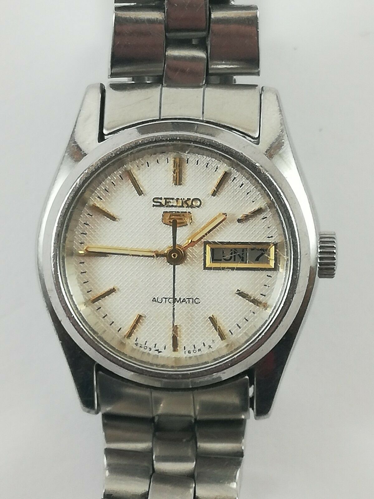 Vintage SEIKO 5 4206-0332 Automatic 17 Jewels Japan Women Watch