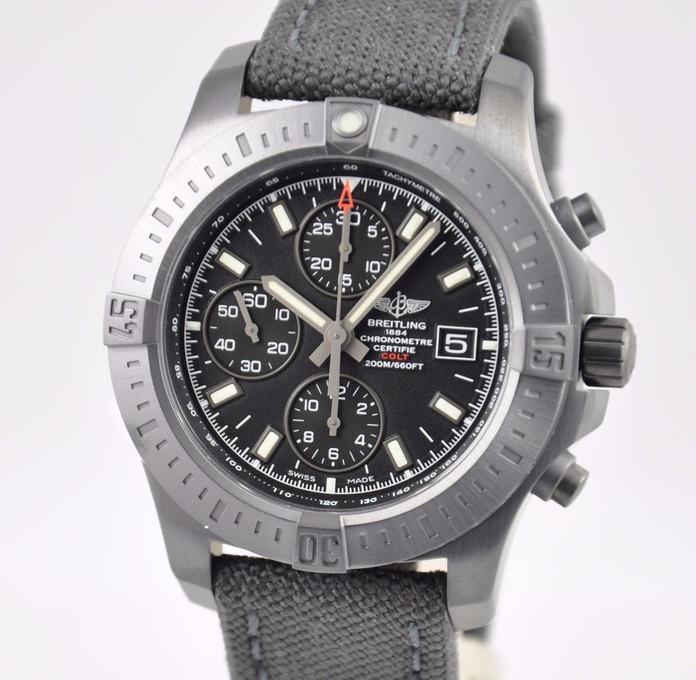 breitling colt blacksteel