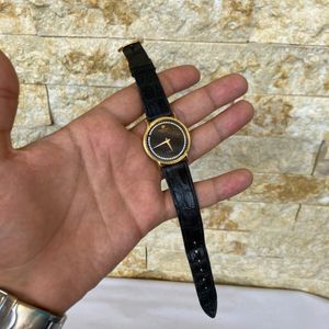 VINTAGE RAYMOND WEIL GENEVE WATCH QUARTZ 3701 18K GOLD