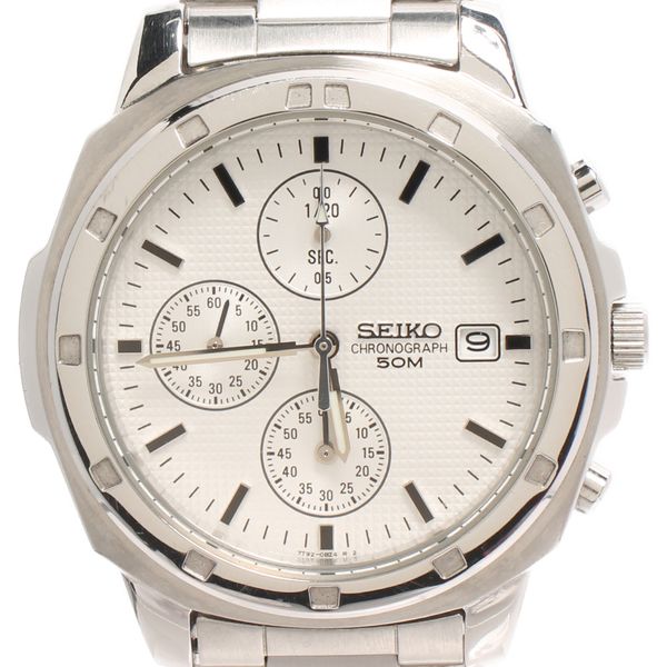 [Used] Seiko Watch Chronograph Quartz 7T920CA0 Men's SEIKO WatchCharts