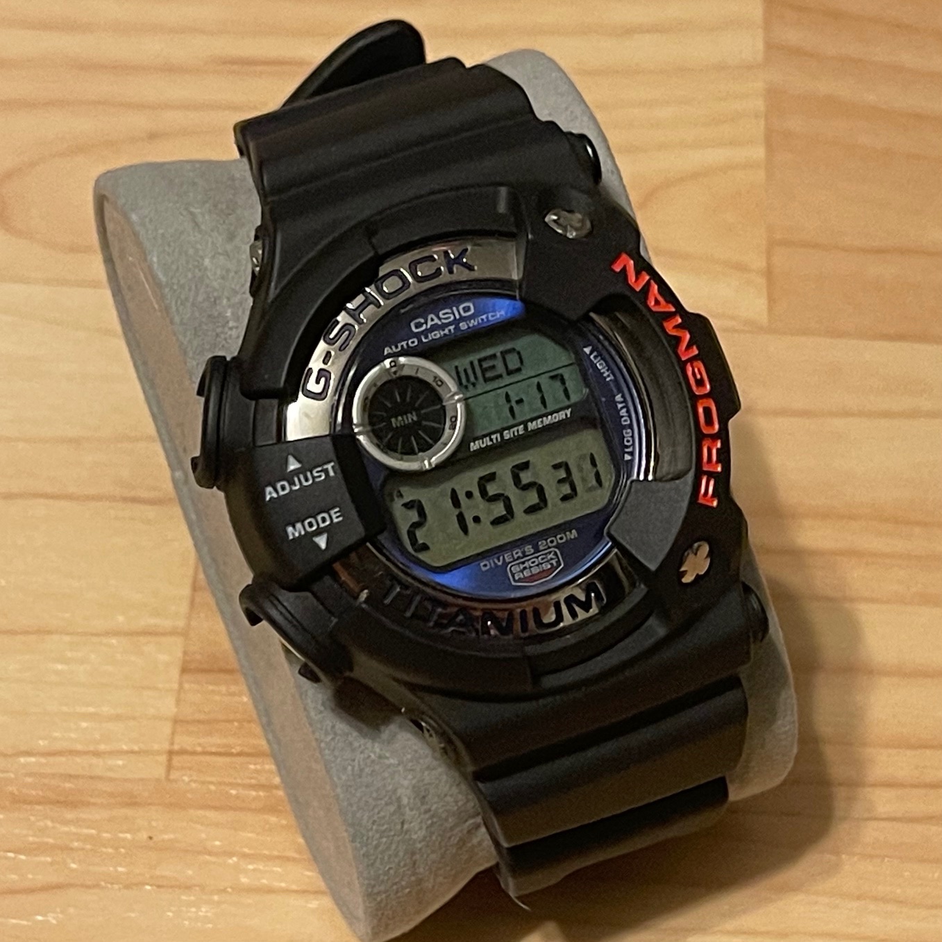 WTS] Casio G-Shock DW-9900-8 Titanium Vintage Frogman Black 9900
