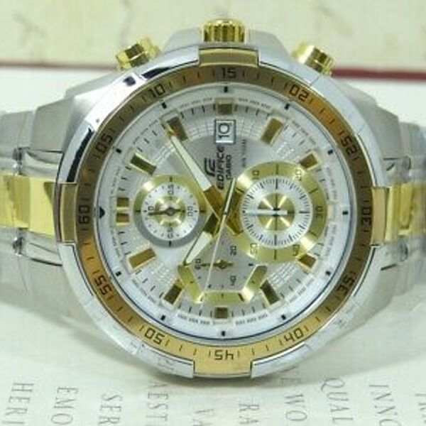 CASIO EDIFICE WR 100M 5345 EFR QUARTZ MEN WRIST WATCH | WatchCharts