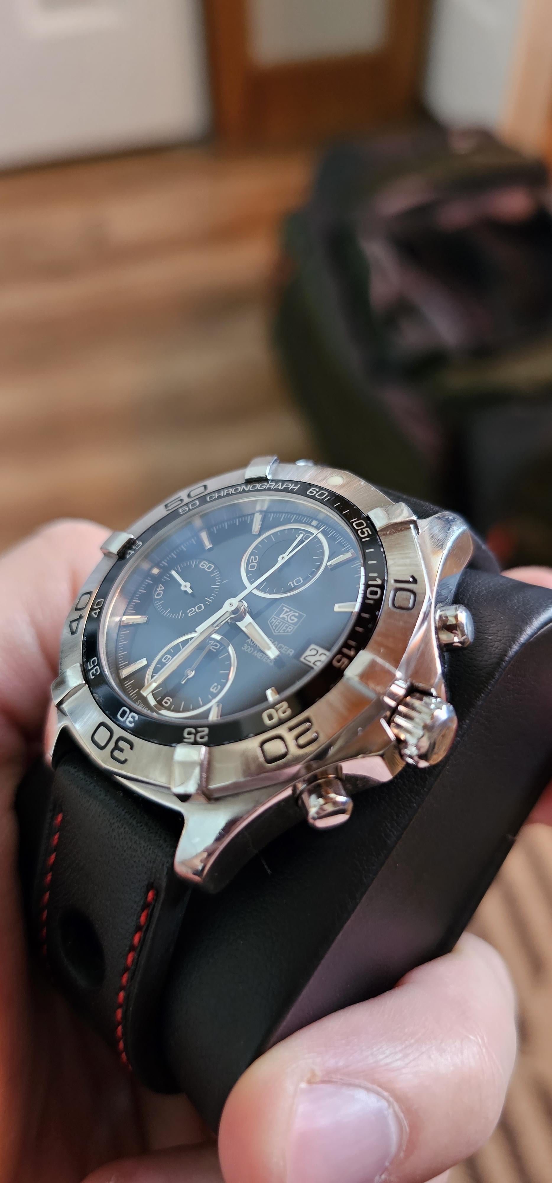 WTT TRADE ONLY. TAG HEUER AQUARACER CHRONO CAF2110 VALJOUX 7750