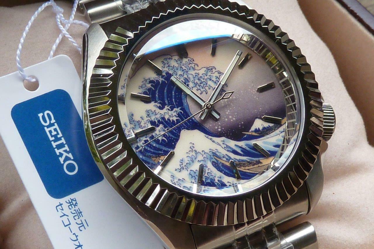 Seiko SKX Diver Super mod Kanagawa Great Wave Dial SARB011 JDM