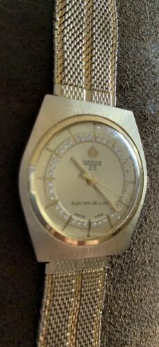 Vintage LONGINES Electra DeLuxe 23 Jeweled Mens Watch All Gold