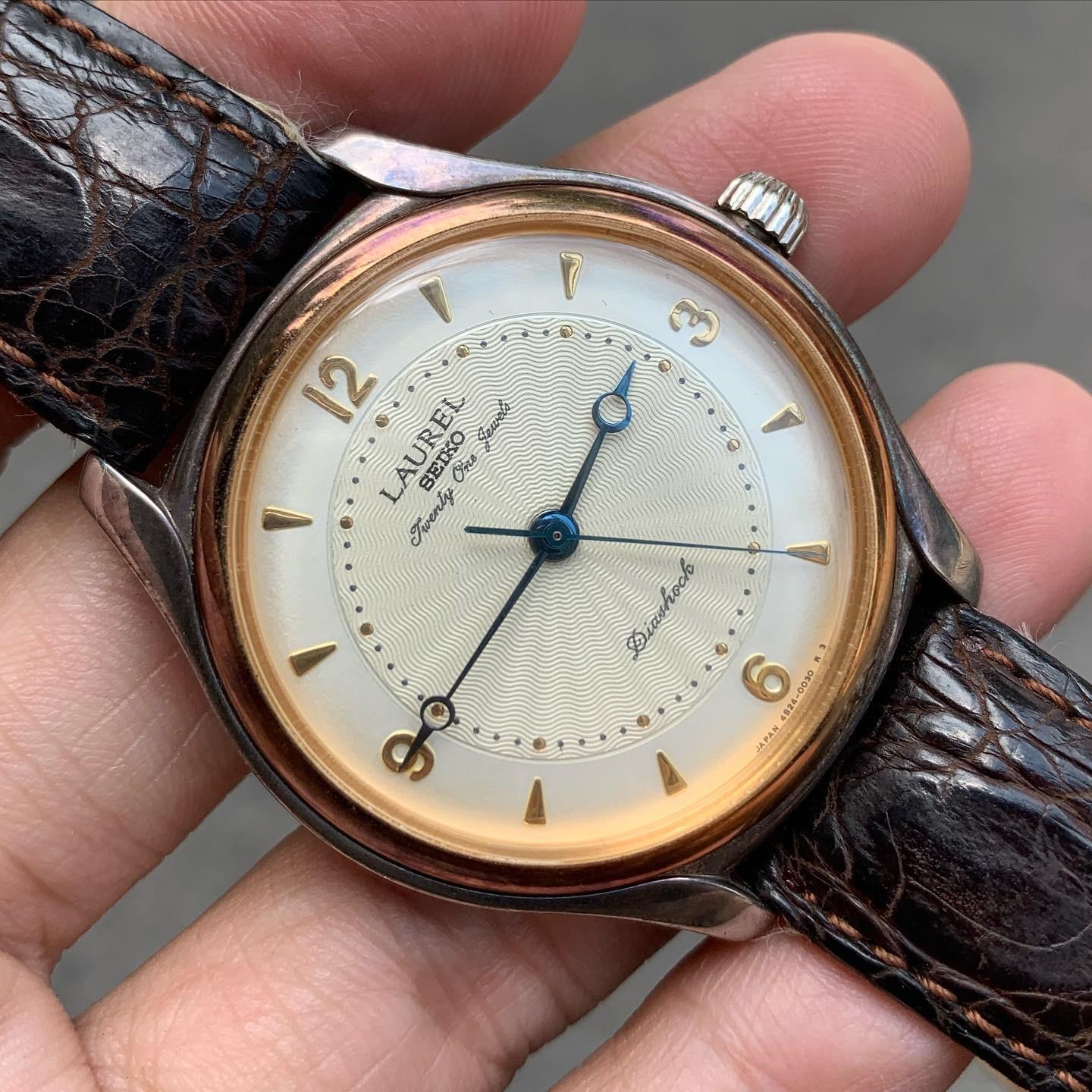 WTS] Seiko Laurel - ref 4s24 0030 - Case SV925, 18Kt gold Benzel