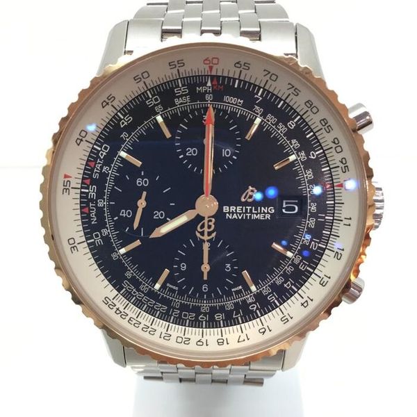 Vendesi Breitling Navitimer B01 Chronograph 41 Steel Mens Watch AB0139 Box Card  Id45725766