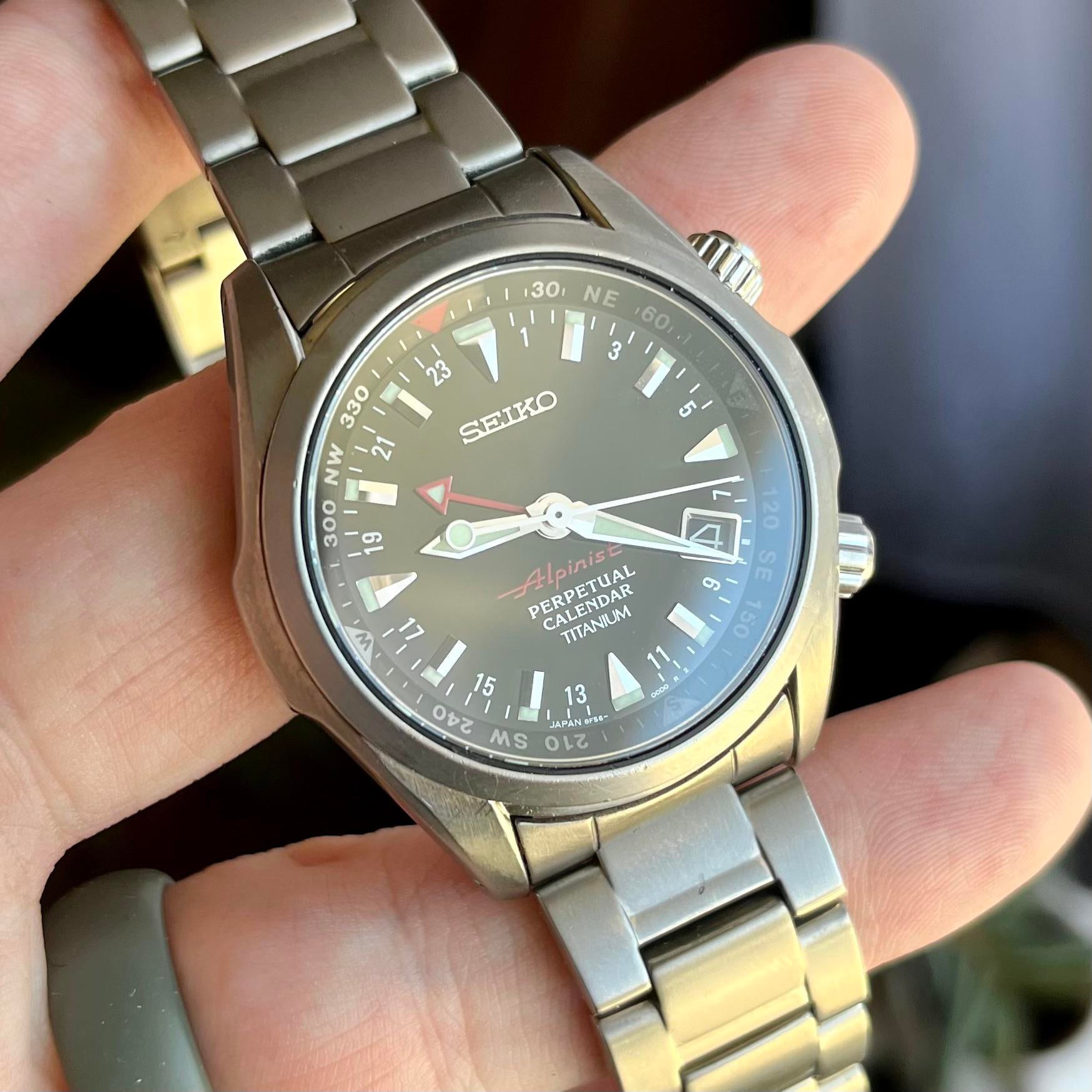 WTS] Seiko Alpinist SBCJ019 - 8f56 - HAQ - Titanium - Perpetual 