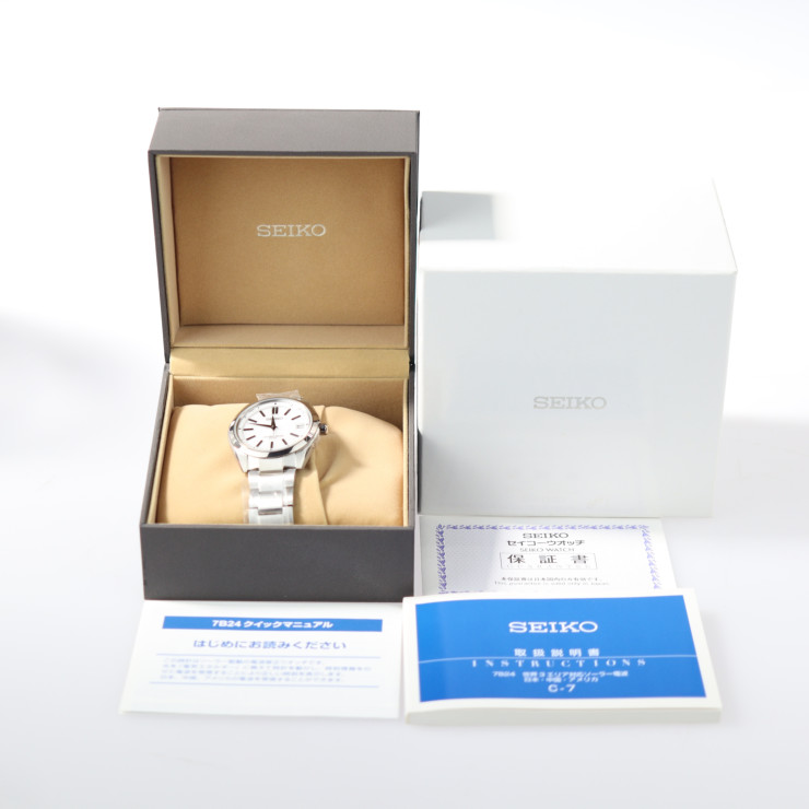 New and old unused display item SEIKO Seiko Brightz watch 7B24