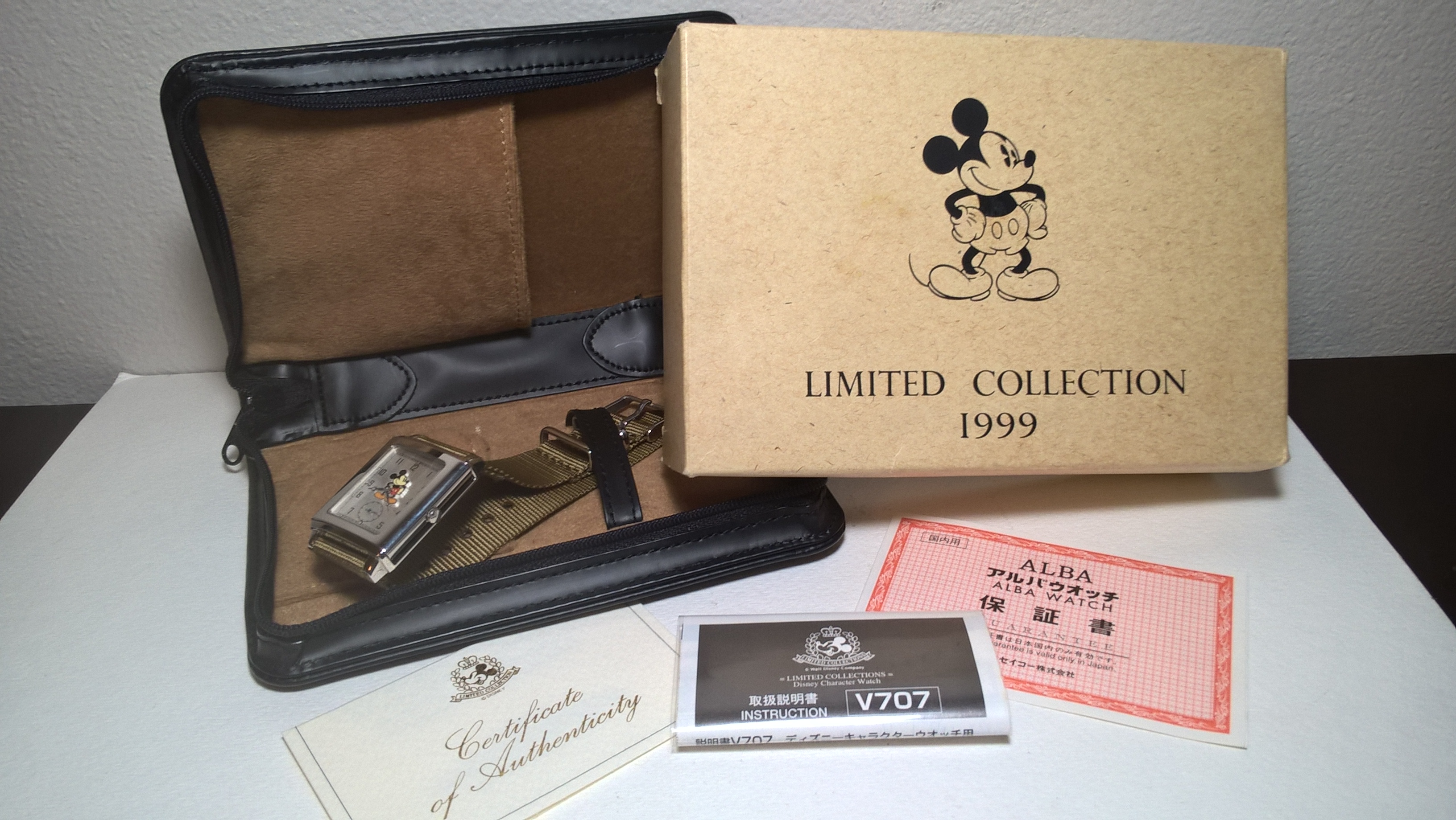 FS - Rare 1999 Limited Collection Seiko Alba ACAT015 Mickey Mouse