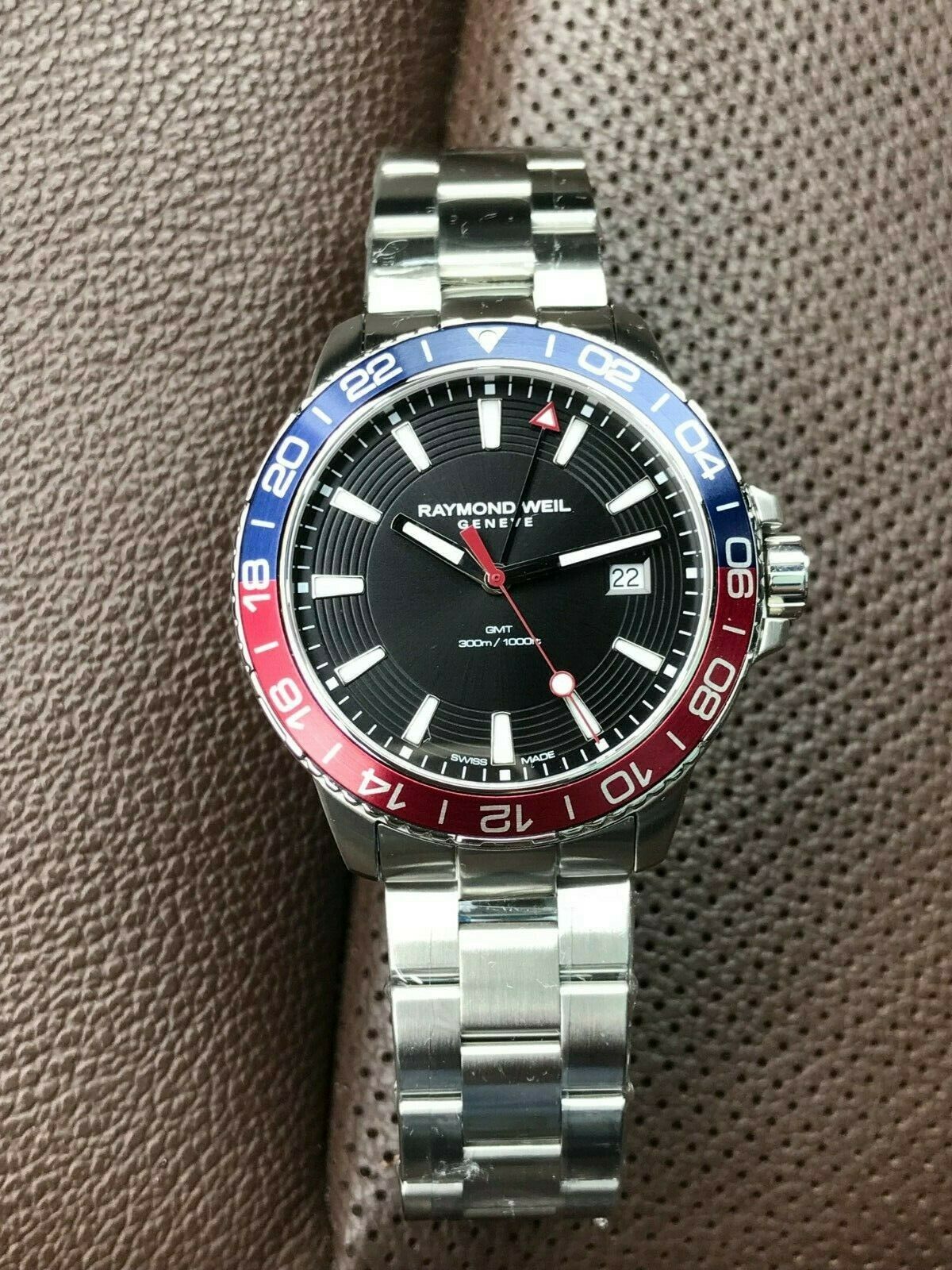 Raymond Weil Men s Tango GMT Stainless Steel Watch 8280 ST3 2000