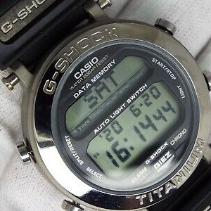 Rare CASIO Vintage Digital Watch G-SHOCK TITANIUM GIEZ 1549 GS-100