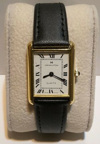 Unisex Vintage HAMILTON Cartier Homage Quartz Watch SWISS MADE