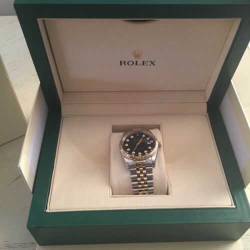Rolex Men's Datejust Two Tone Fluted 