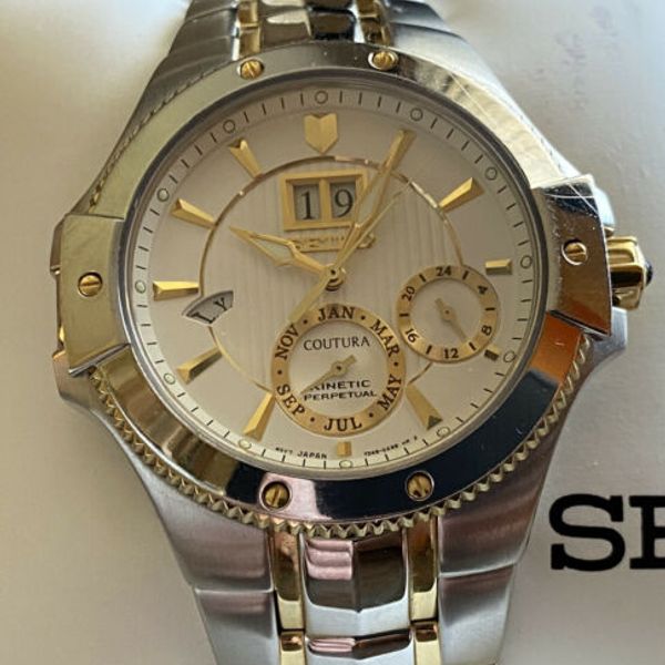 Vintage Seiko Coutura Men's Watch 7D480AB0 VERY GOOD Yr 2000