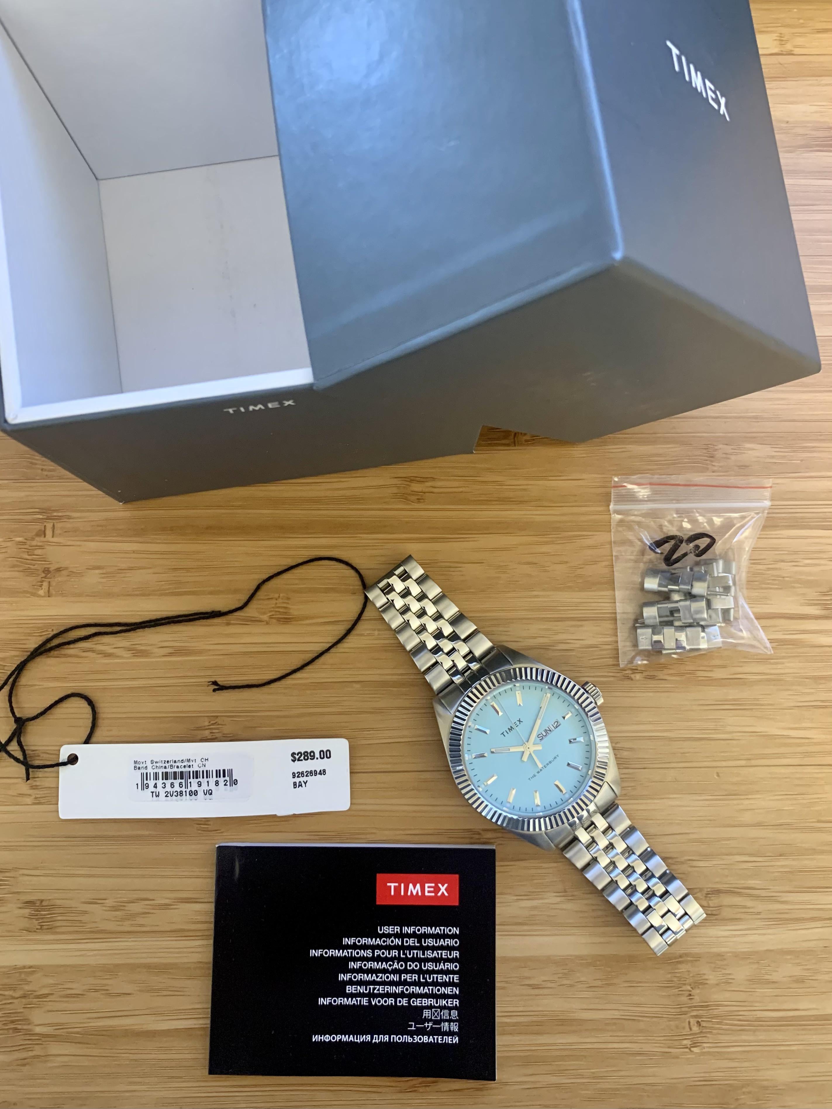 WTS] Timex Legacy “Tiffany Blue” 41 mm / $150 shipped