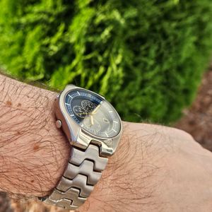CITIZEN Titanium Eco-Drive Vitro Skeleton dual cystal B080-H26833