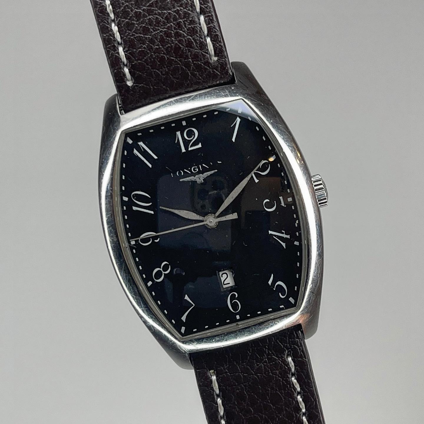 WTS Longings Evidenza Black Dial Quartz L2.655.4 ONLY 150