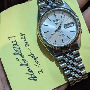 Ryo　SEIKO5 snxj89 セイコー　【美品】　正常稼働品　希少 廃盤・レア】セイコー5（SNXJ89）通称「Rタイプ」オートマ